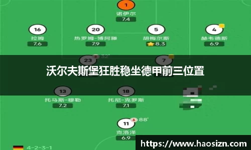 沃尔夫斯堡狂胜稳坐德甲前三位置