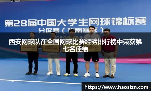 西安网球队在全国网球比赛经验排行榜中荣获第七名佳绩