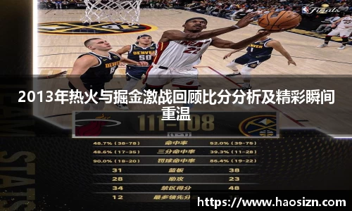 2013年热火与掘金激战回顾比分分析及精彩瞬间重温